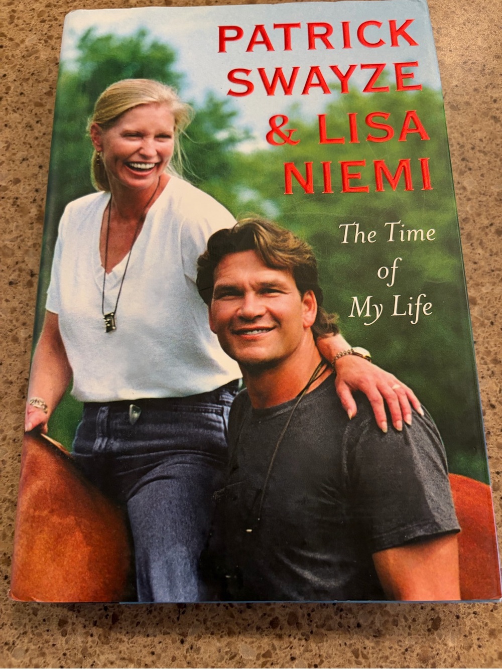 Patrick Swayze & Lisa Niemi The Time of My Life - White & Green Cover